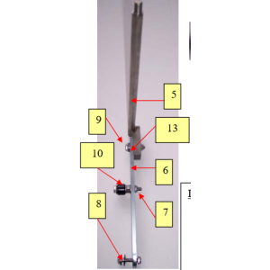 Patty-O-Matic 330A Knock Out Shaft and Lever Assembly